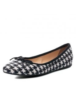 Ali MacGraw Flats Cheery Houndstooth