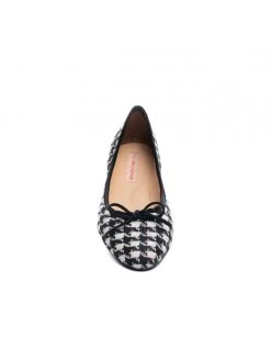 Ali MacGraw Flats Cheery Houndstooth