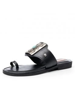 Ali MacGraw Cherokee Vegatable Calf Sandals