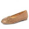 Ali MacGraw Exxtra Metallic Nappa Flats