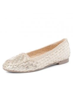 Ali MacGraw Flats Exxtra Metallic Nappa