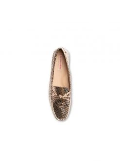 Ali MacGraw Ouray Snake Print Flats