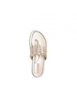 Ali MacGraw Wren Metallic Woven Calf