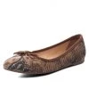Ali MacGraw Cheery Snake Print Flats