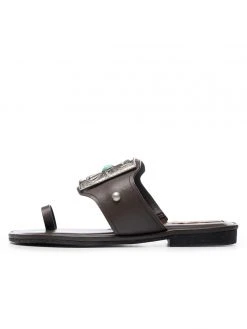 Ali MacGraw Cherokee Vegatable Calf Sandals