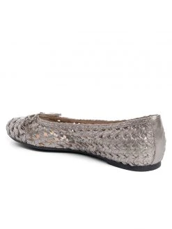 Ali MacGraw Flats Met Metallic Nappa