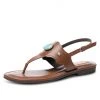 Ali MacGraw Sandals Puebloe Tumbled Calf
