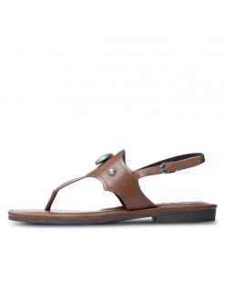 Ali MacGraw Sandals Puebloe Tumbled Calf