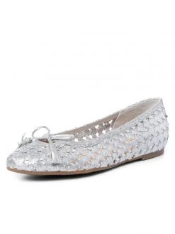 Ali MacGraw Met Metallic Nappa Flats