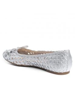 Ali MacGraw Met Metallic Nappa Flats