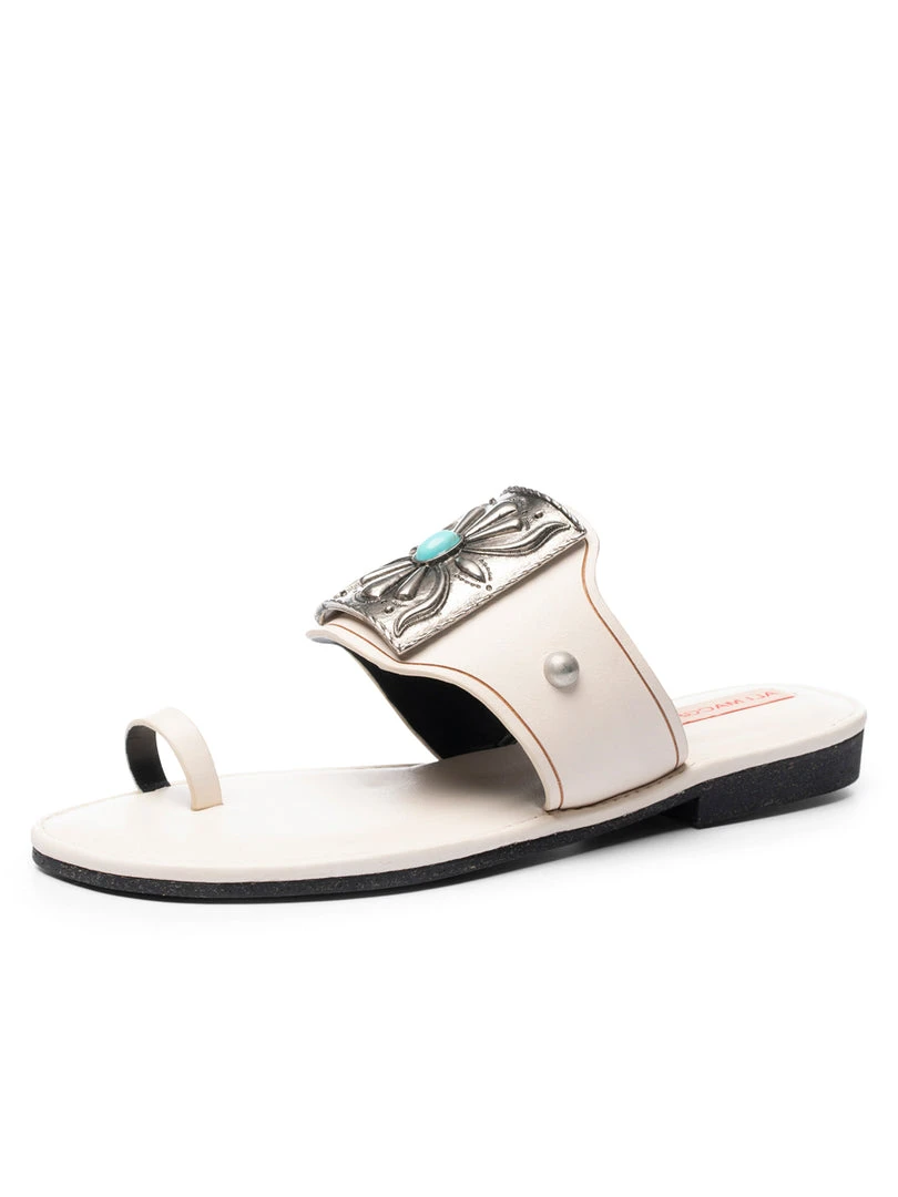 Ali MacGraw Cherokee Tumbled Calf Sandals 3 Ali MacGraw Cherokee Tumbled Calf Sandals