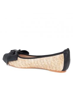Patricia Green St. Tropez Raffia Ballet Flat