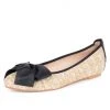 Patricia Green St. Tropez Raffia Ballet Flat