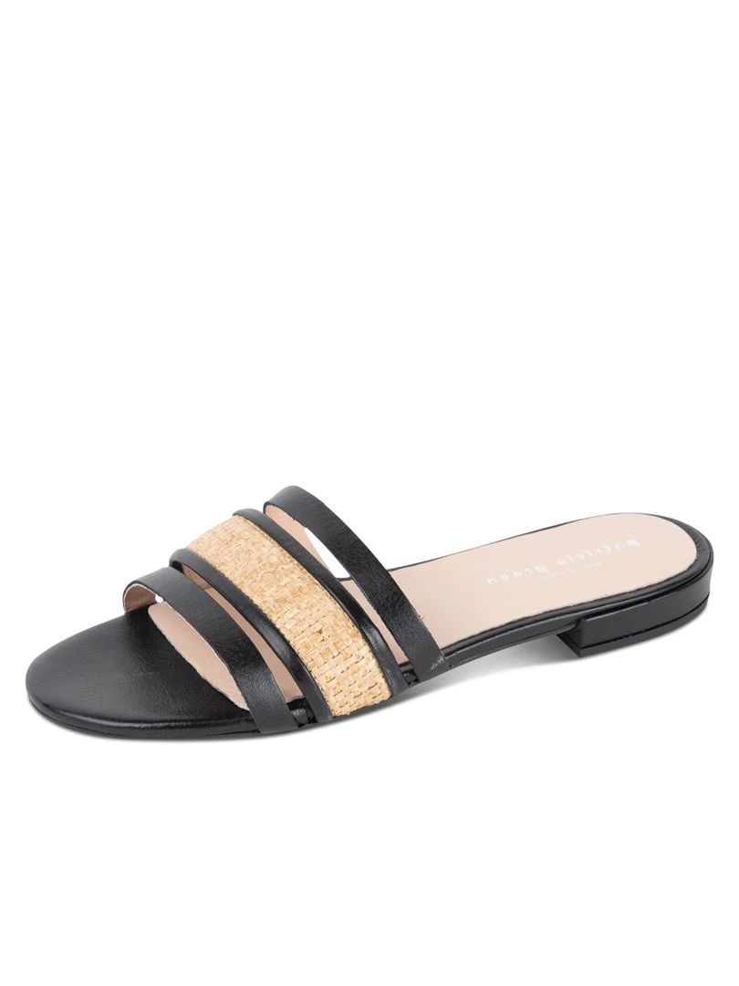 Patricia Green Amalfi Raffia And Leather Flat Sandal New Arrivals 3 Patricia Green Amalfi Raffia And Leather Flat Sandal New Arrivals