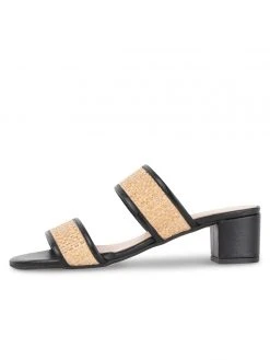 Patricia Green New Arrivals Florence Raffia Block Heeled Sandal