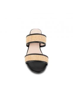 Patricia Green New Arrivals Florence Raffia Block Heeled Sandal