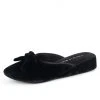 Patricia Green Casual Bardot Velvet Slip-On Slipper