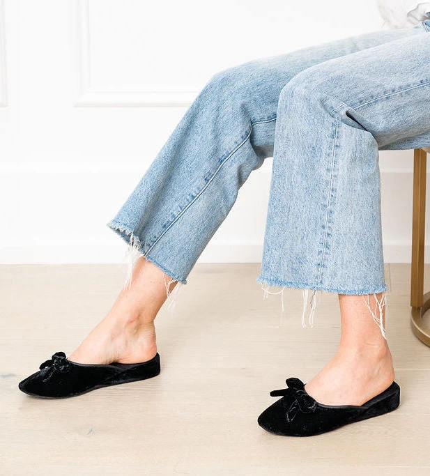 Patricia Green Casual Bardot Velvet Slip-On Slipper 5 Patricia Green Casual Bardot Velvet Slip-On Slipper