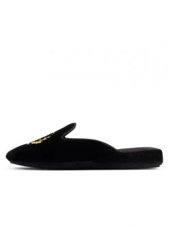 Patricia Green Diana Embroidered Velvet Slipper Flats