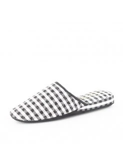 Patricia Green Sari Silk Check Slipper