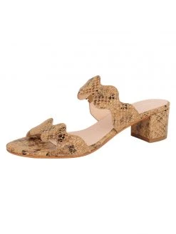 Patricia Green Palm Beach Python Scalloped Sandal