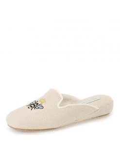 Patricia Green Flats Queen Bee Embroidered Slipper