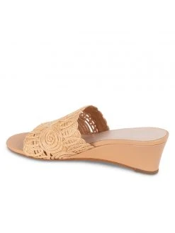 Patricia Green New Arrivals Siesta Swirled Raffia Wedge