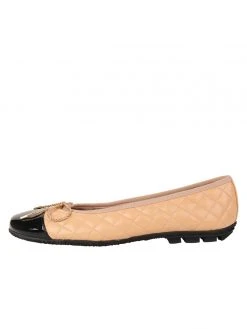 Paul Mayer Flats Cozy Quilted Leather Ballet Flat