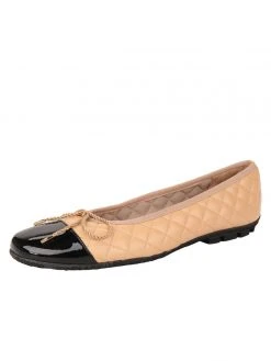 Paul Mayer Flats Cozy Quilted Leather Ballet Flat