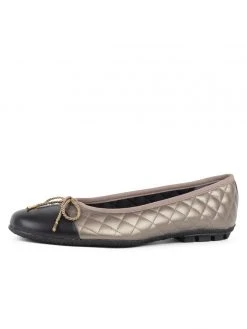 Paul Mayer Flats Cozy Quilted Leather Ballet Flat