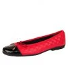 Paul Mayer Cozy Quilted Leather Ballet Flat Flats
