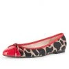 Paul Mayer Love Animal Print Ballet Flats