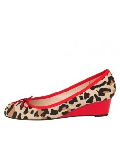 Paul Mayer Noble Jaguar Print Wedge Wedges