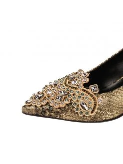 Something Bleu Nolita Embellished Pointed Toe Pump Evening