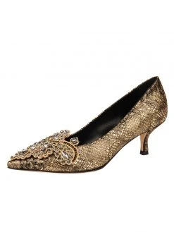 Something Bleu Nolita Embellished Pointed Toe Pump Evening