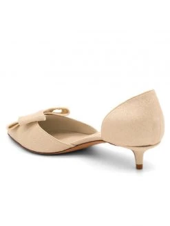 Something Bleu Evening Cliff D'Orsay Kitten Heel