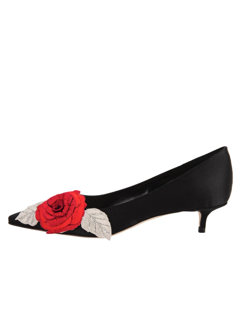 Something Bleu Bo Pointed Toe Kitten Heel 7 Something Bleu Bo Pointed Toe Kitten Heel