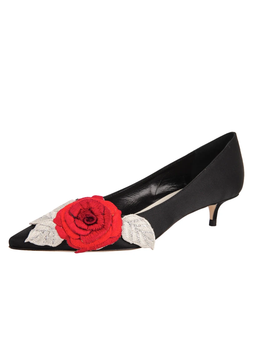 Something Bleu Bo Pointed Toe Kitten Heel 3 Something Bleu Bo Pointed Toe Kitten Heel