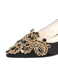 Something Bleu Brinsley Pointed Toe Kitten Heel