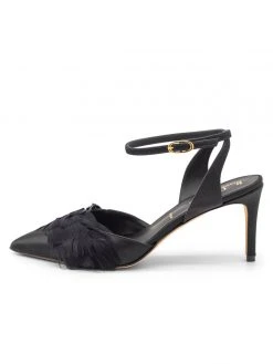 Something Bleu Evening Effie Pointed Toe Feather Pump 9 Something Bleu Evening Effie Pointed Toe Feather Pump