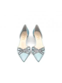 Something Bleu Bridal Darla D'Orsay Kitten Heel
