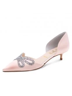 Something Bleu Bridal Darla D'Orsay Kitten Heel