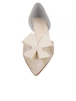 Something Bleu Bridal Cliff D'Orsay Kitten Heel 10 Something Bleu Bridal Cliff D'Orsay Kitten Heel