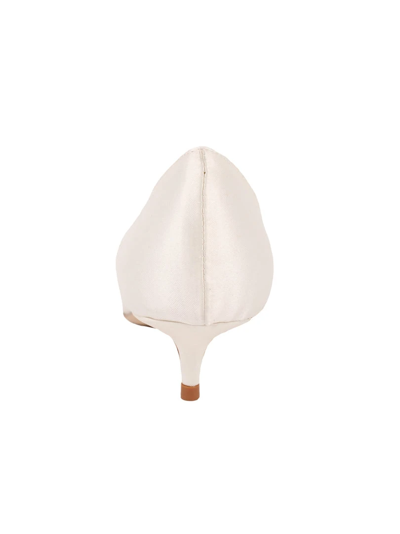 Something Bleu Brinsley Pointed Toe Kitten Heel Bridal 4 Something Bleu Brinsley Pointed Toe Kitten Heel Bridal