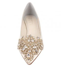 Something Bleu Brinsley Pointed Toe Kitten Heel Bridal 10 Something Bleu Brinsley Pointed Toe Kitten Heel Bridal