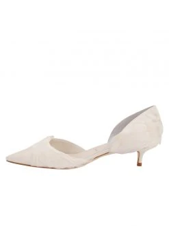 Something Bleu Bunty D'Orsay Kitten Heel