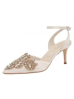 Something Bleu Emmie Pointed Toe Pump Bridal