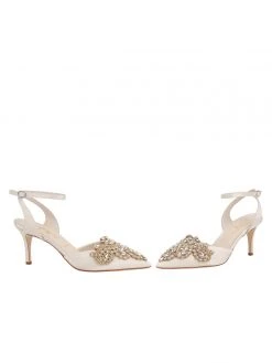 Something Bleu Emmie Pointed Toe Pump Bridal