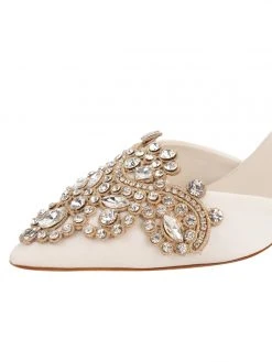 Something Bleu Emmie Pointed Toe Pump Bridal