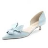 Something Bleu Cliff D'Orsay Kitten Heel